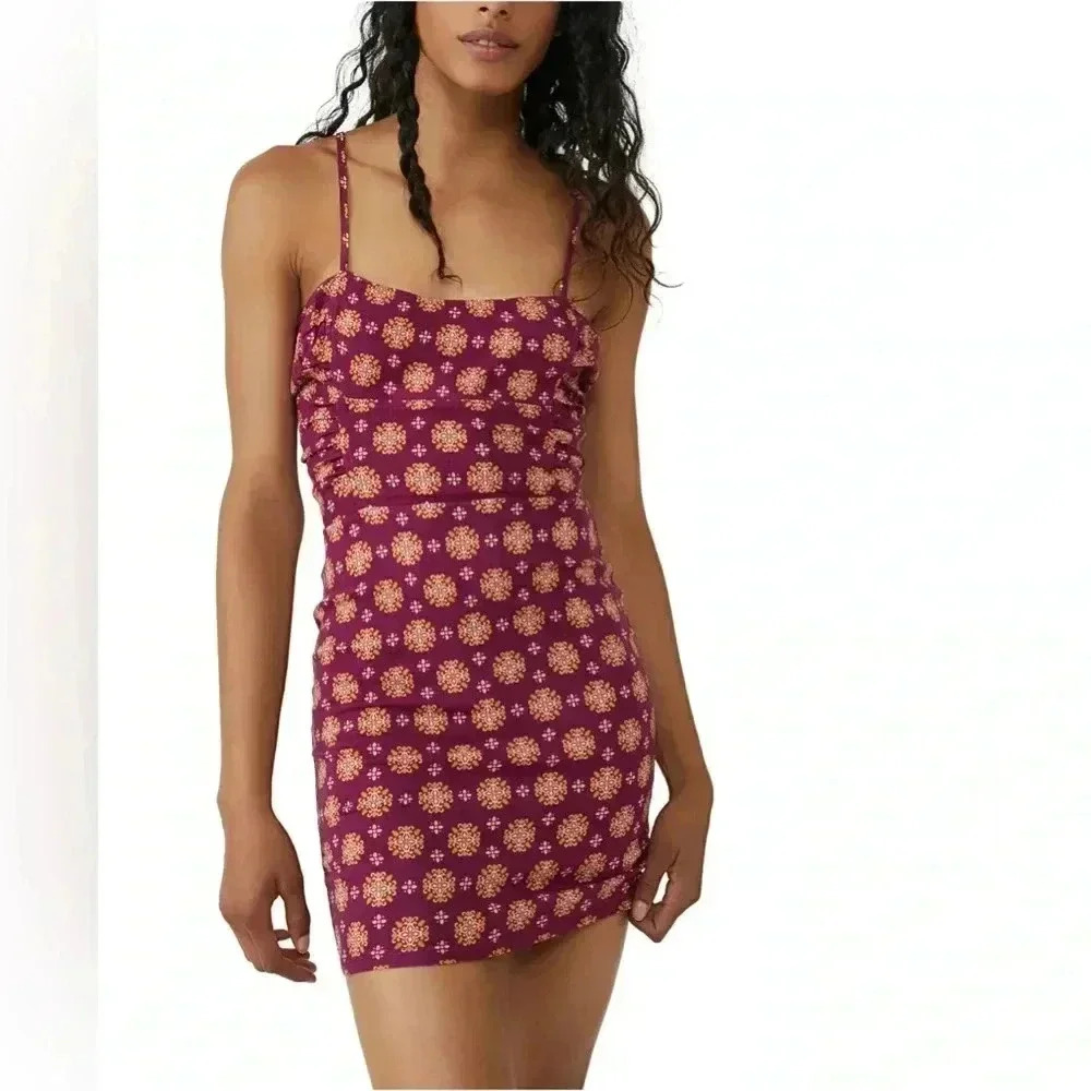 Free People Center of Attention Mini Dress